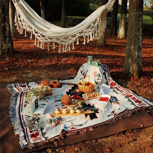 BohoLiving - Southwestern Jacquard Picnic Blanket