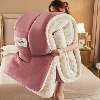 Cozy Comfort Blanket | Three-Layer Soft Bedspread with Excellent Thermal Insulation | Reversible Design for Ultimate Warmth