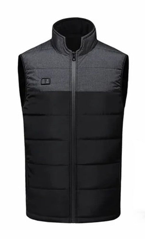 Heated Vest with 15 Heating Zones & 6 Temperature Settings for Men & Women – Rechargeable Battery-Powered Warming Jacket for Outdoor Work