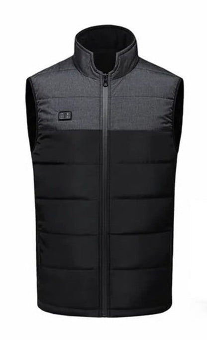 Heated Vest with 15 Heating Zones & 6 Temperature Settings for Men & Women – Rechargeable Battery-Powered Warming Jacket for Outdoor Work