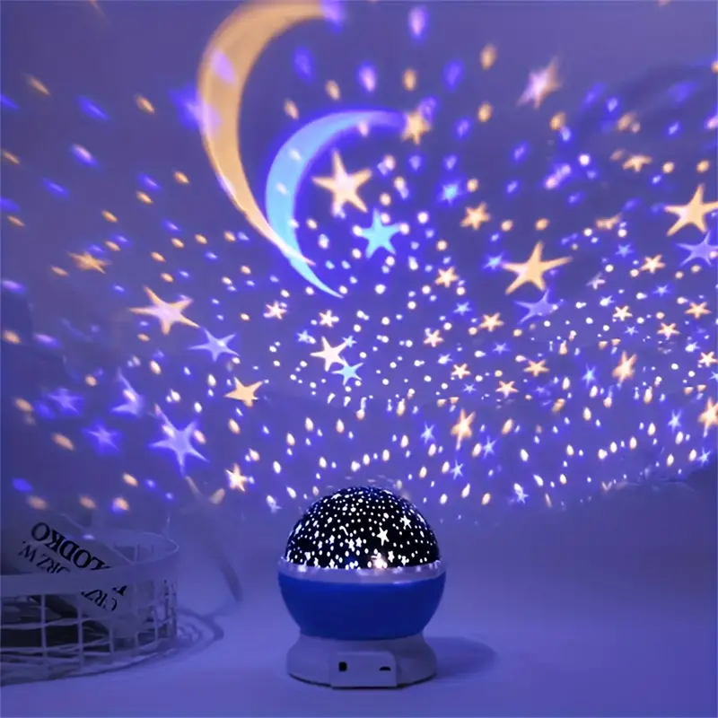 Soothing Galaxy Night Lamp with Music and Starry Sky