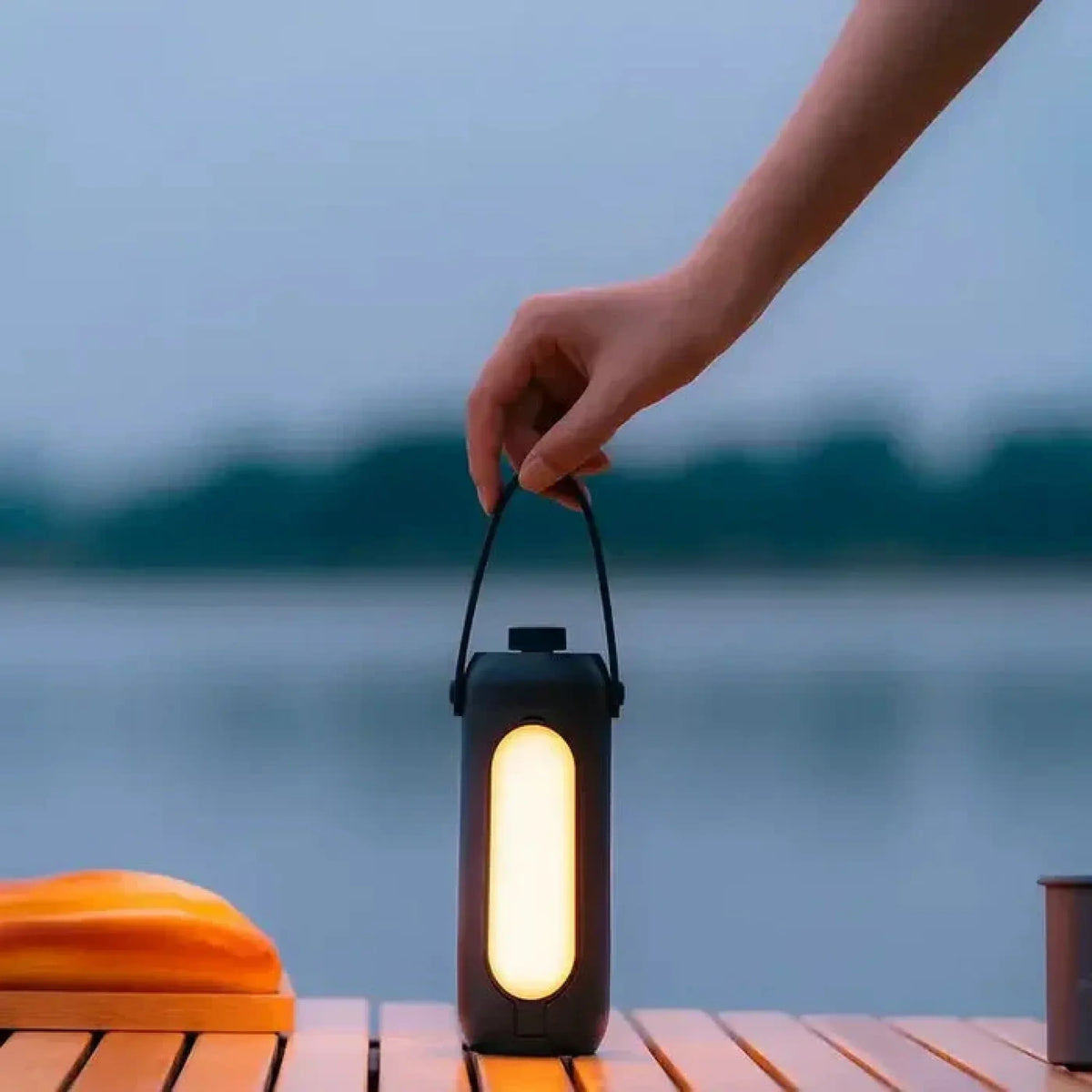 Rechargeable LED Camping Lantern with Flashlight Mode – Dimmable Portable Light for Indoor Outdoor Use Hiking Backyard Patio Emergency