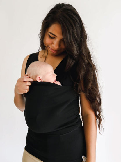Hands-Free Infant Carrier Shirt for Moms & Dads – Soft Cotton Kangaroo Top with Built-In Pouch for Newborns & Nursing – Bonding Tee for