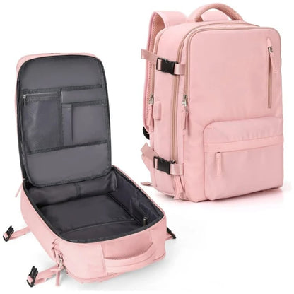 Women's Oxford Daypack with Multi-Compartment Organization for Travel, Commuting & Campus
