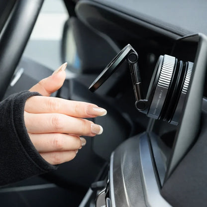 Car Phone Mount Dashboard Windshield Holder with Strong Suction Cup & 360° Swivel for iPhone Android GPS
