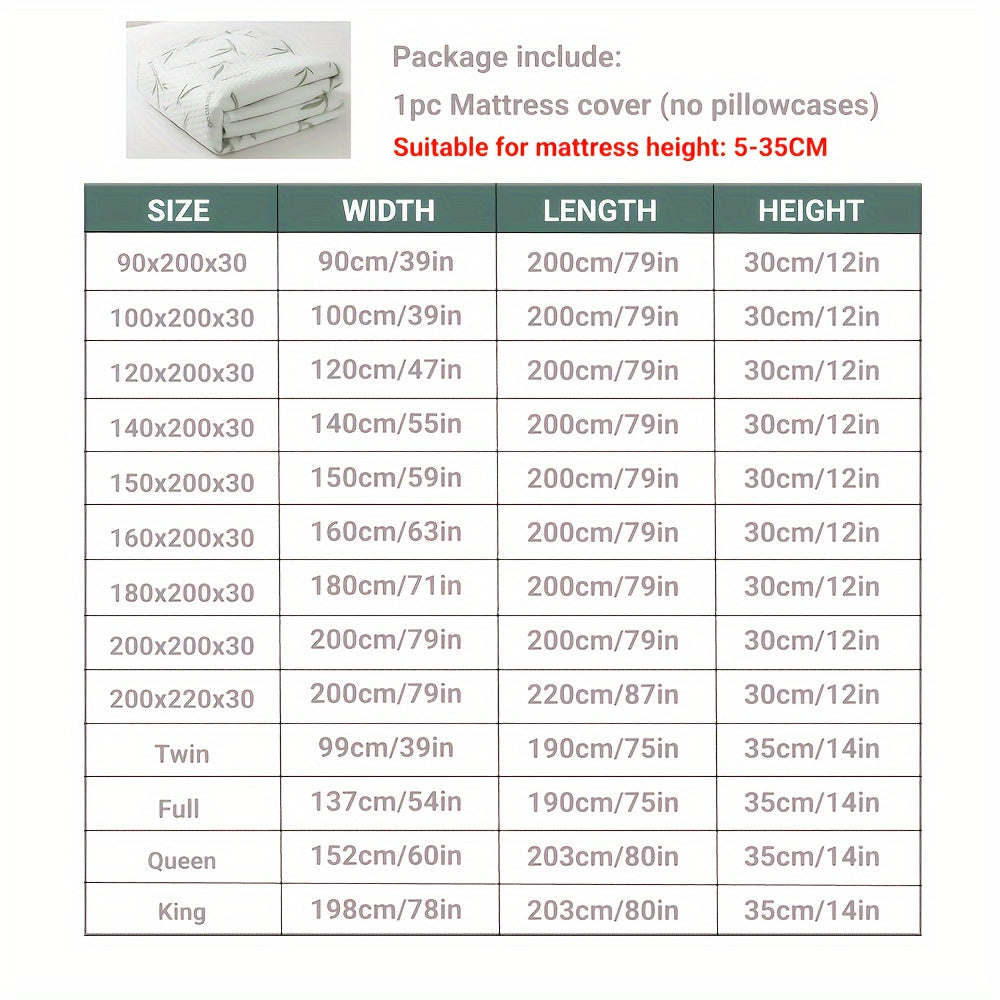 Cooling Bamboo Mattress Topper with 3D Airflow Layer for Better Sleep & Pressure Relief