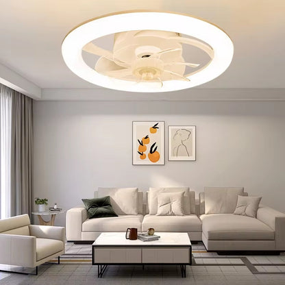 Modern Ceiling Fans with Lights | LED Flush Mount Design with Remote Control for Year-Round Comfort