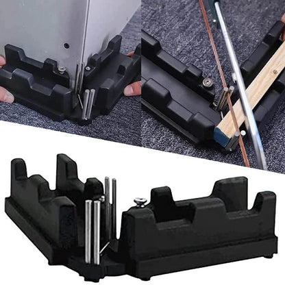 Angle Measurement and Cutting Guide Tool for Precise Miter Cuts | Adjustable 90° to 180° Protractor Gauge | Carpentry and Woodworking Access