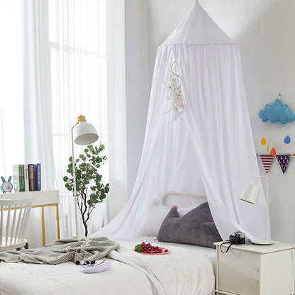 Sheer Hanging Tent Drape for Kids Bedroom – Cozy Hideaway Curtain with Light-Blocking Fabric for Naps & Reading Nook