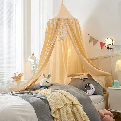 Sheer Hanging Tent Drape for Kids Bedroom – Cozy Hideaway Curtain with Light-Blocking Fabric for Naps & Reading Nook