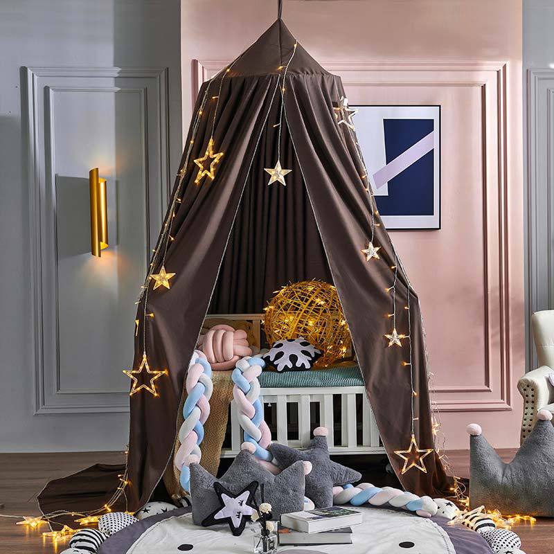 Sheer Hanging Tent Drape for Kids Bedroom – Cozy Hideaway Curtain with Light-Blocking Fabric for Naps & Reading Nook