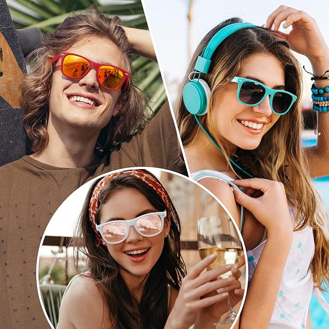 Polarized Retro Sunglasses UV400 Protection Unisex Vintage Eyewear Driving Hiking Water Sports Glare Reduction Lightweight Frames Men Women