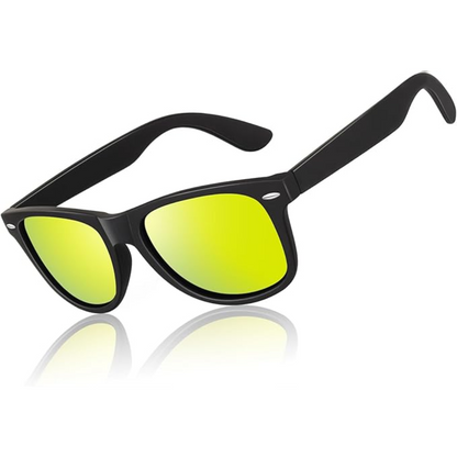 Polarized Retro Sunglasses UV400 Protection Unisex Vintage Eyewear Driving Hiking Water Sports Glare Reduction Lightweight Frames Men Women
