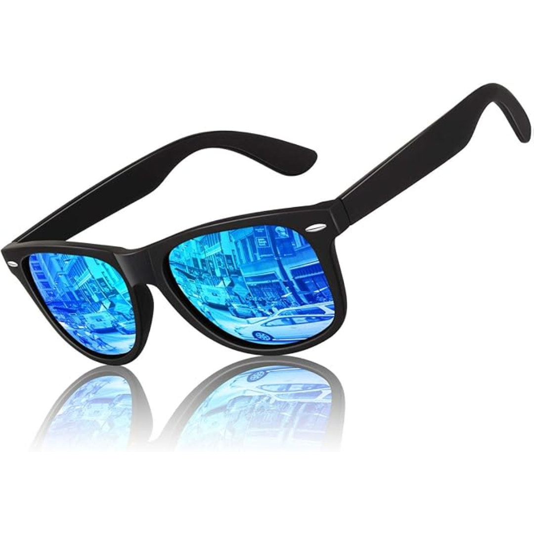 Polarized Retro Sunglasses UV400 Protection Unisex Vintage Eyewear Driving Hiking Water Sports Glare Reduction Lightweight Frames Men Women