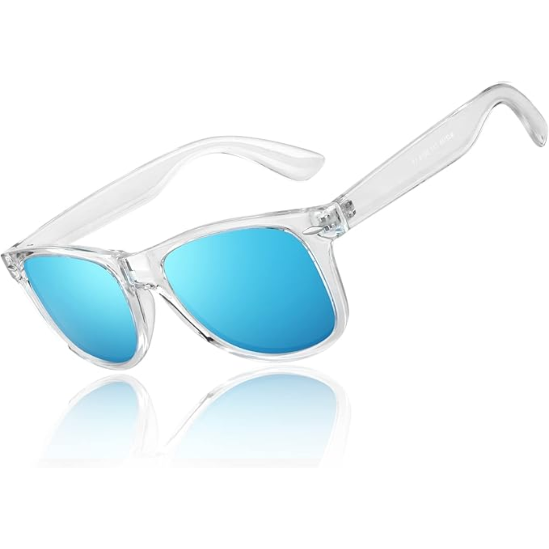 Polarized Retro Sunglasses UV400 Protection Unisex Vintage Eyewear Driving Hiking Water Sports Glare Reduction Lightweight Frames Men Women