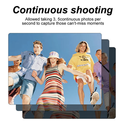 Compact 4K Digital Video Camera with Flip Screen & 18x Zoom for Vlogging, Content Creation, Travel & Photography