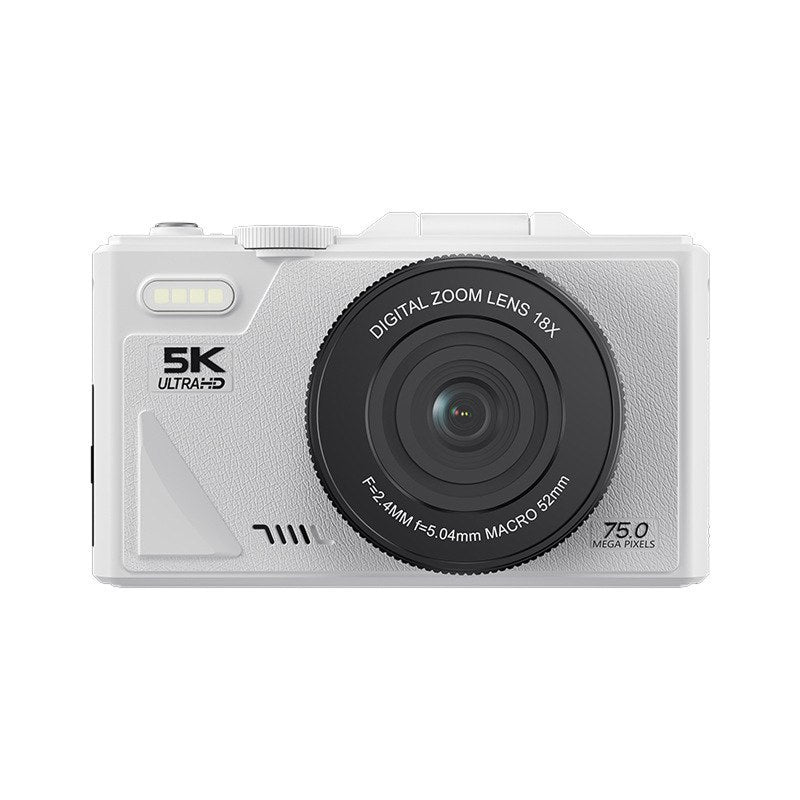 Compact 4K Digital Video Camera with Flip Screen & 18x Zoom for Vlogging, Content Creation, Travel & Photography