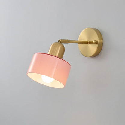 Modern Glass Wall Sconce Light Fixture for Bedroom Living Room Hallway – E26 Base Minimalist Accent Lighting