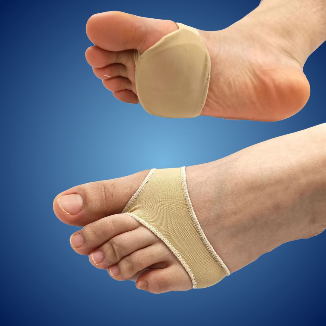 Gel Metatarsal Pads for Ball of Foot Pain Relief | Cushioned Forefoot Support Inserts for Morton's Neuroma & Daily Wear Comfort