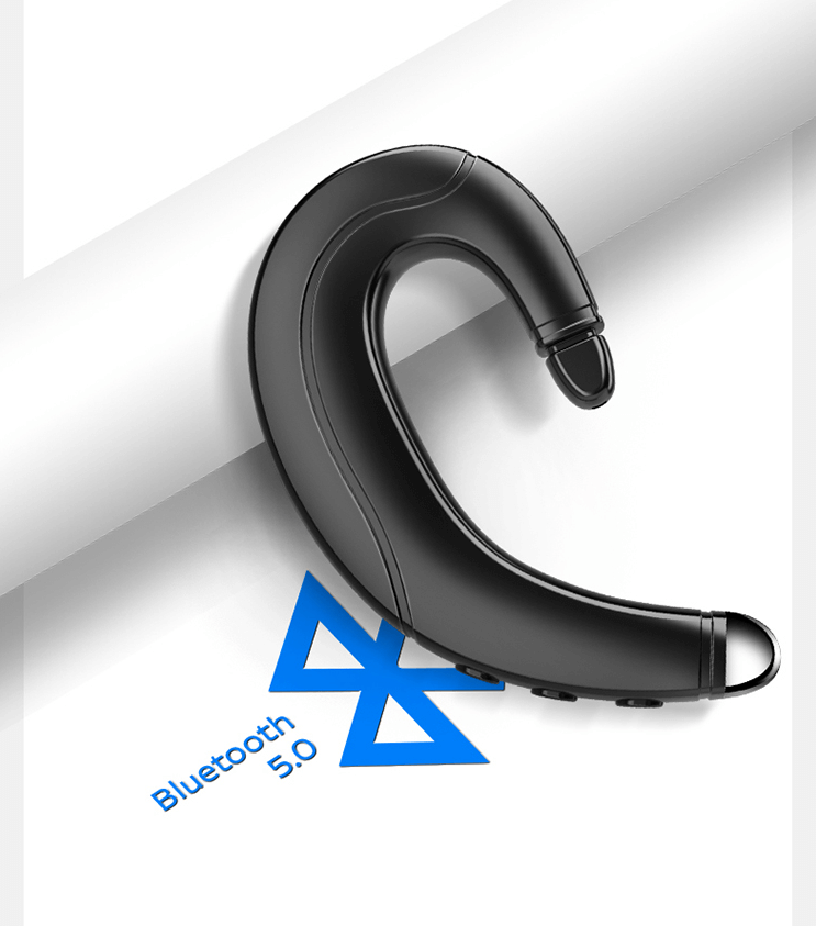 Open-Ear Wireless Earbuds Bone Conduction Technology for Running Cycling Workout Sports Bluetooth 5.0 Lightweight Sweatproof