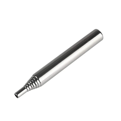 Telescoping Fire Bellows Tube – Collapsible Stainless Steel Airflow Tool for Campfires BBQ Grilling Outdoor Cooking Survival Kit Gear