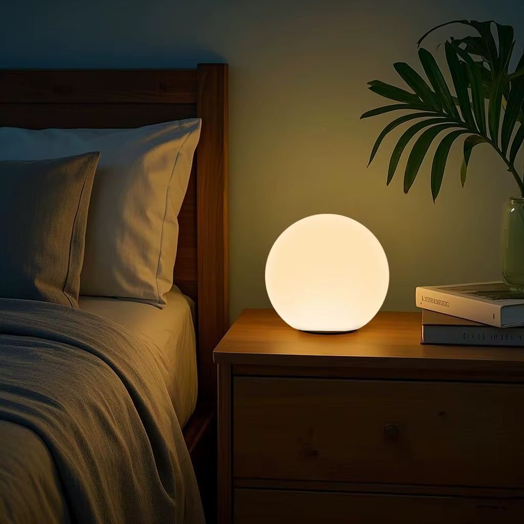 Rechargeable LED Globe Lamp with Remote – 16 Color Modes, Weather-Resistant for Indoor & Outdoor Ambient Lighting