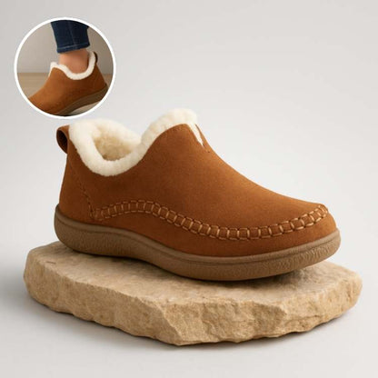 Thermal Insulated Slippers with Arch Support for Women & Men – Anti-Slip Indoor Outdoor House Shoes for Cold Weather, Winter, Home & Office