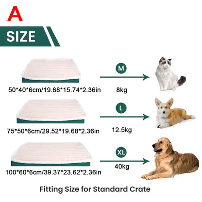 Orthopedic Dog Bed with Egg Crate Foam & Washable Cover for Joint Support & Senior Pets