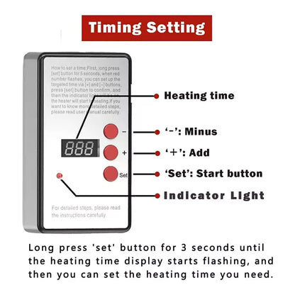 Ortekor Floating Pool Heater | Electric Pool Heater with 3000W Quick Heating | Portable Design for Year-Round Comfort