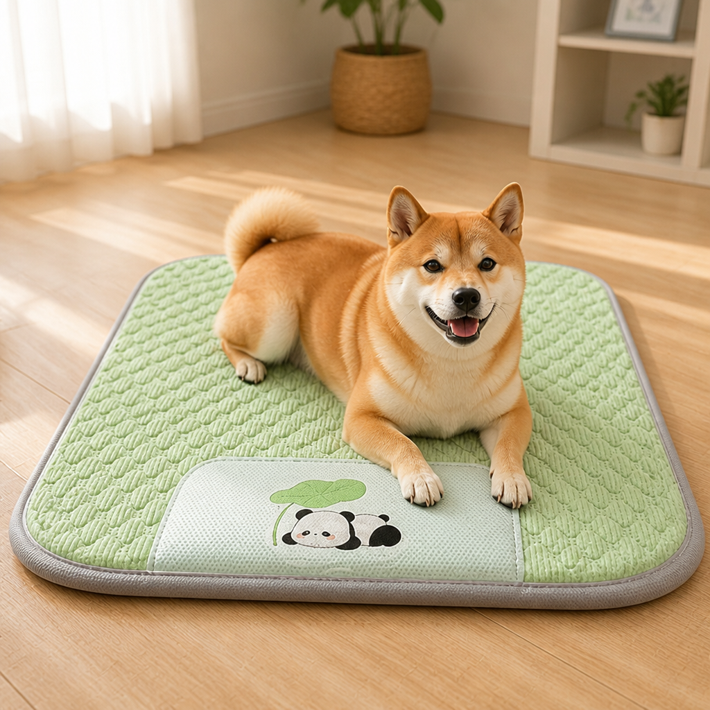 Ortekor Ice Bead Cooling & Easy-Clean Polyester Dog Mat