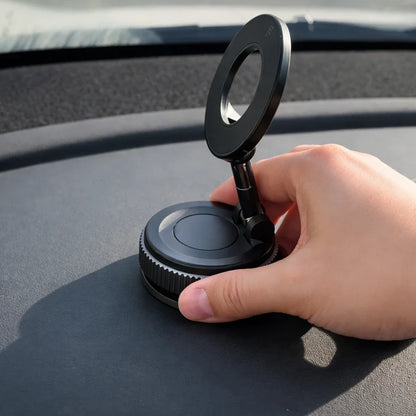 Car Phone Mount Dashboard Windshield Holder with Strong Suction Cup & 360° Swivel for iPhone Android GPS