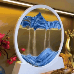 Serenitas | Sand Art Motion Frame with Unique Designs | Tranquil Decor for Mindful Spaces