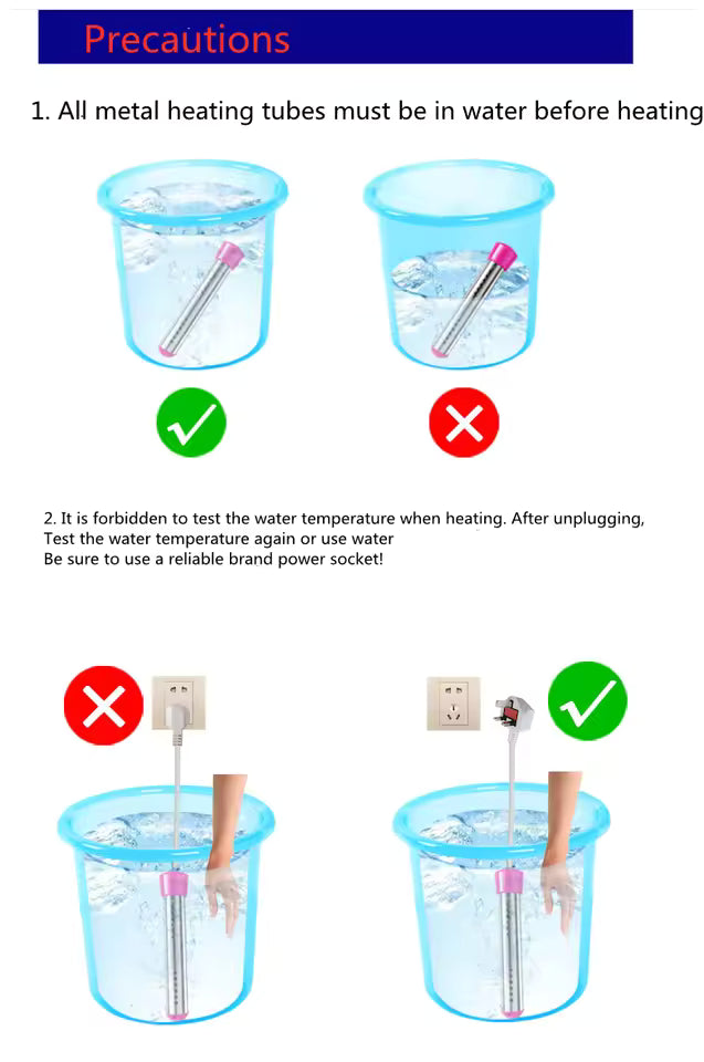 Ortekor Floating Pool Heater | Electric Pool Heater with 3000W Quick Heating | Portable Design for Year-Round Comfort