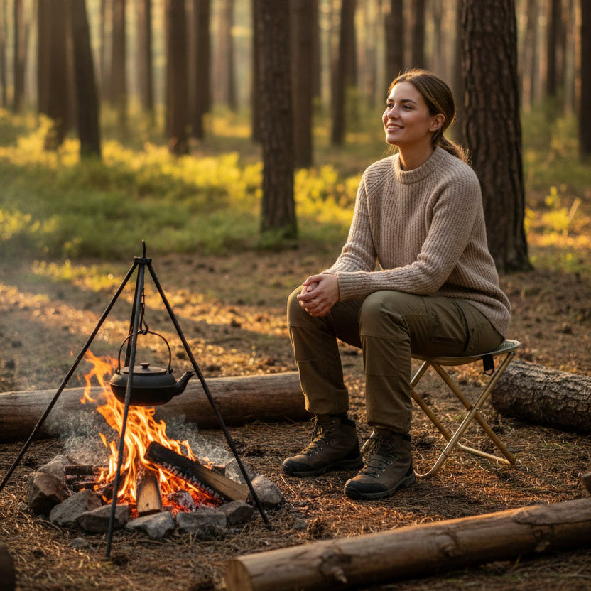 TRAVELSEAT – Portable Foldable Camping Stool