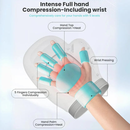 Hand & Wrist Massager Heat Compression & Vibration