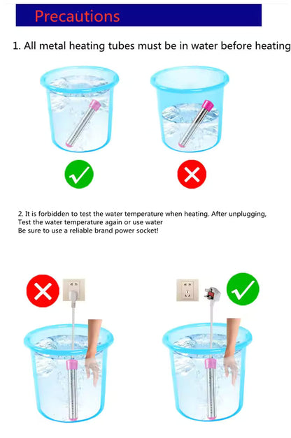 Ortekor Floating Pool Heater | Electric Pool Heater with 3000W Quick Heating | Portable Design for Year-Round Comfort