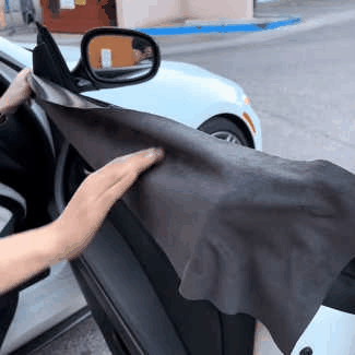Self Adhesive Upholstery Fabric Microfiber Suede, Adhesive Fabric for Car Headliner and Door Panels, Water Resistant Suede Fabric Roll