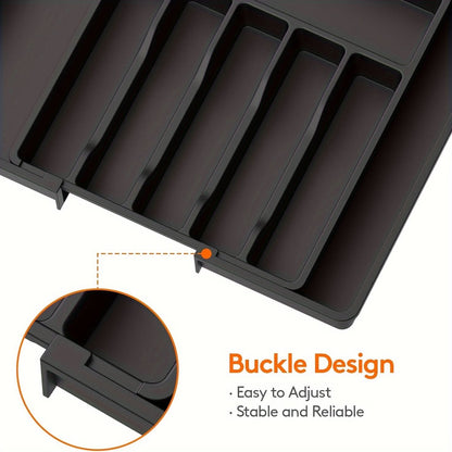 FLEXITRAY – Expandable Utensil Organizer for Kitchen Drawers