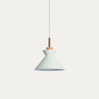 Wooden Hanging Light Fixture 11 inch E27 Socket Modern Nordic Ceiling Lamp for Bedroom Living Room Dining Area Kitchen Island Entryway Hallw