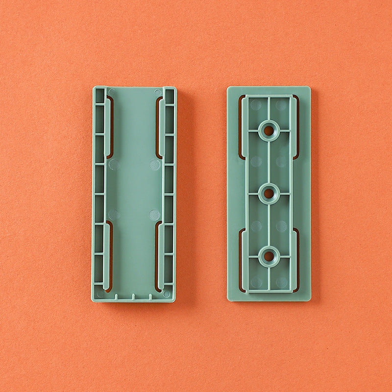 Wall-Mount Adhesive Holders for Power Strips & Routers - Peel & Stick Cable Organizer Clips - Set of 10 for Home Office & Kitchen
