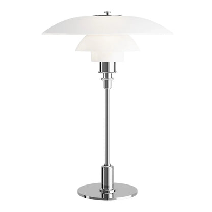 Modern Glass Globe Table Lamp with Dimmer Switch for Bedroom & Living Room – LED Accent Light with Gold or Silver Metal Base
