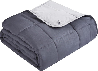 Cozy Comfort | Weighted Blanket with Cooling Microfiber | All-Season Softness for Ultimate Relaxation
