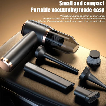 Cordless Handheld Car Vacuum Cleaner with 45000Pa Suction Power & 5-in-1 Multi-Function for Auto Interior Detailing Pet Hair Removal