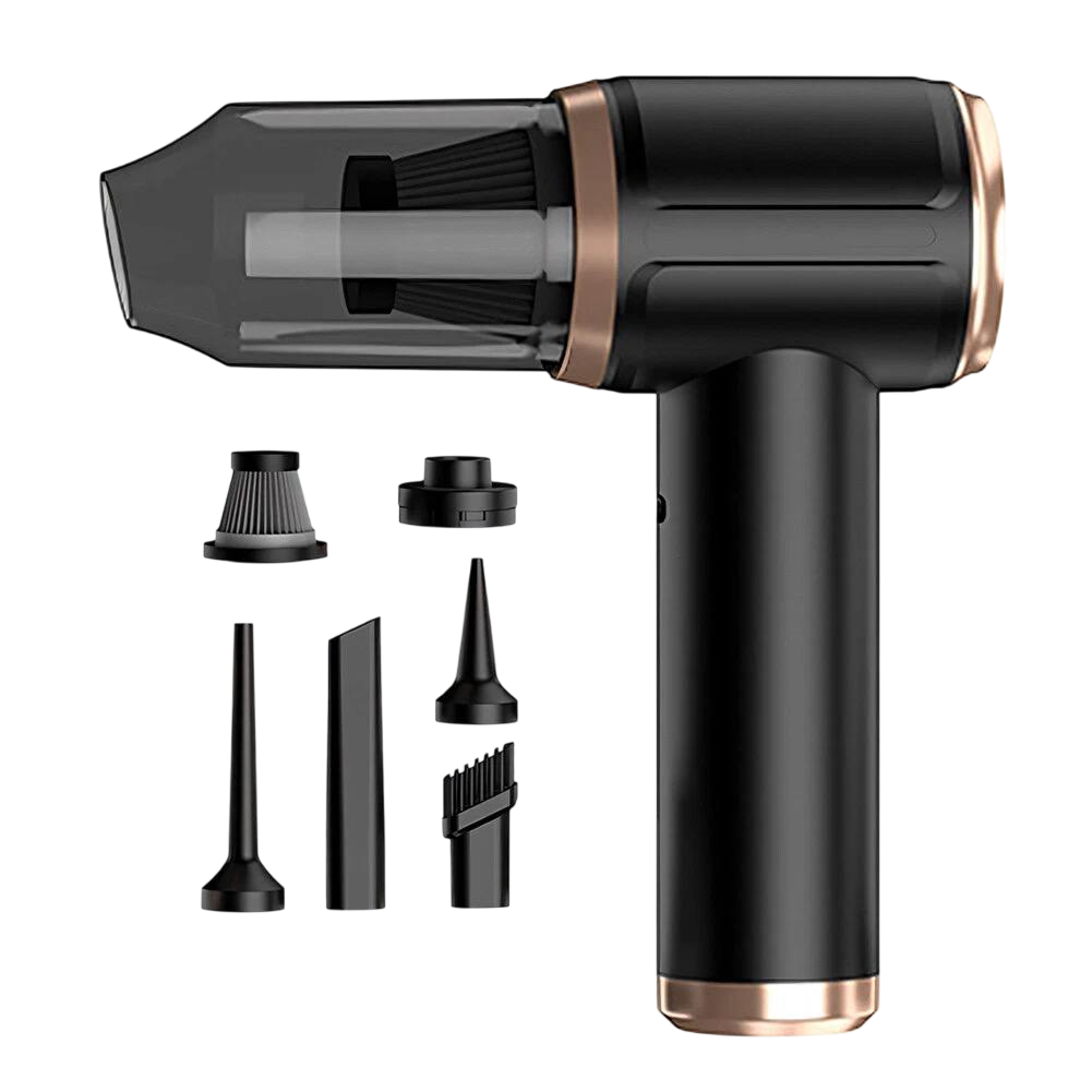 Handheld Cordless Auto Vacuum – 45000Pa High-Power Suction for Cars, Upholstery & Pet Hair | 5-in-1 Wet/Dry Cleaner