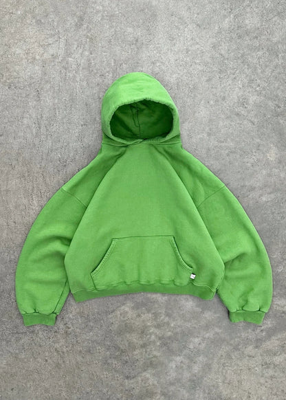Oversized Pullover Hoodie Unisex Fleece Sweatshirt for Men Women Casual Streetwear Layering Year-Round Comfort