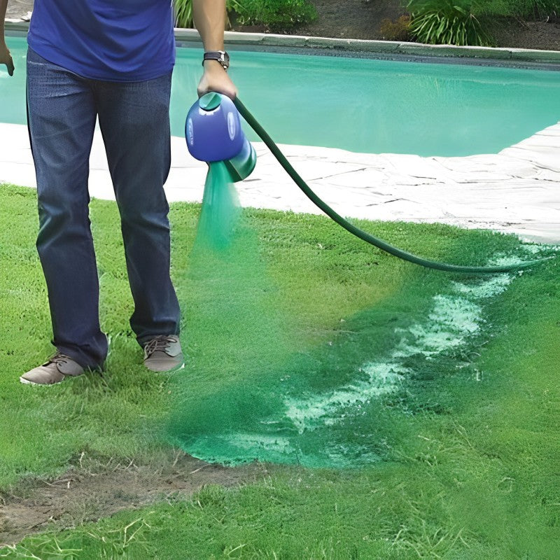 Hose-End Grass Seed Sprayer for Bare Spots & Dog Patches | Covers 100 sq ft | Lawn Repair Kit with Moisture-Locking Formula