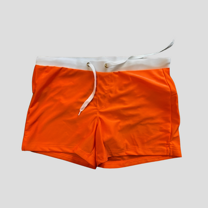 Men's Swim Trunks Quick-Dry Board Shorts with Drawstring Navy Gray Black Pool Beach Swim