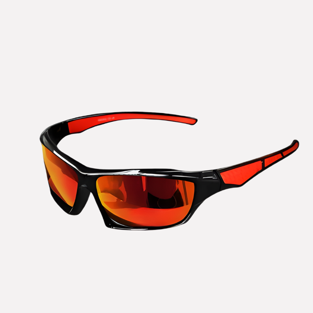Wraparound Athletic Eyewear with Anti-Glare Lenses & Full UV Protection for Running Cycling Fishing Driving