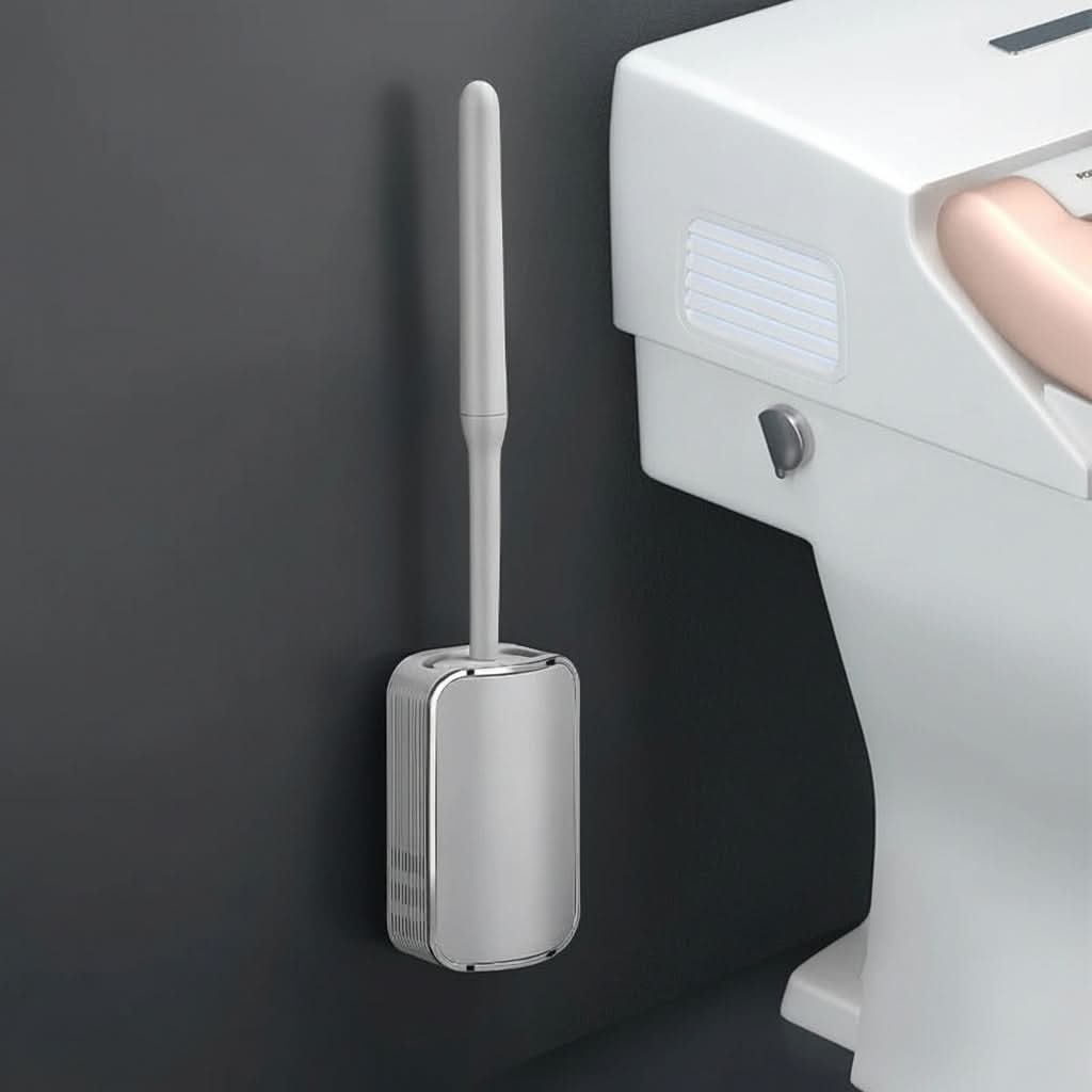 LUXCLEANSE – Wall Mounted Quick Dry Toilet Brush Set