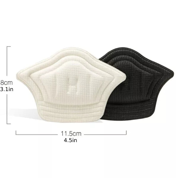 Cushioned Heel Inserts for Loose Shoes – Non-Slip Foam Pads Prevent Blisters & Rubbing in Flats, Heels, Sneakers